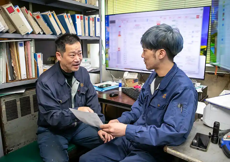 出社・申し送り